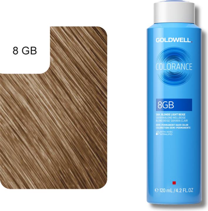 Image du produit Goldwell Colorance Depot Demi Coloration permanente des cheveux (8GB Saharablond beige clair)