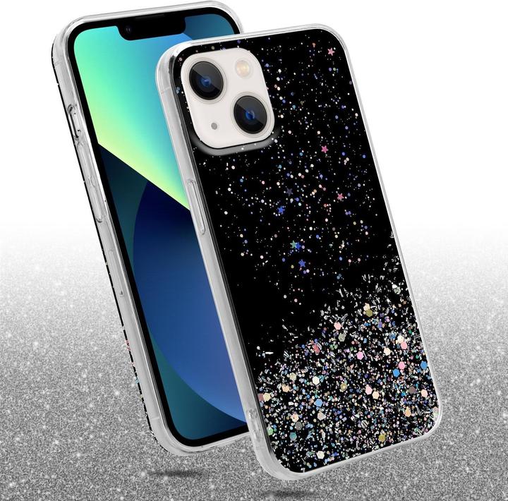 Image du produit Cadorabo Couverture TPU paillettes scintillantes (Apple iPhone 13 mini)