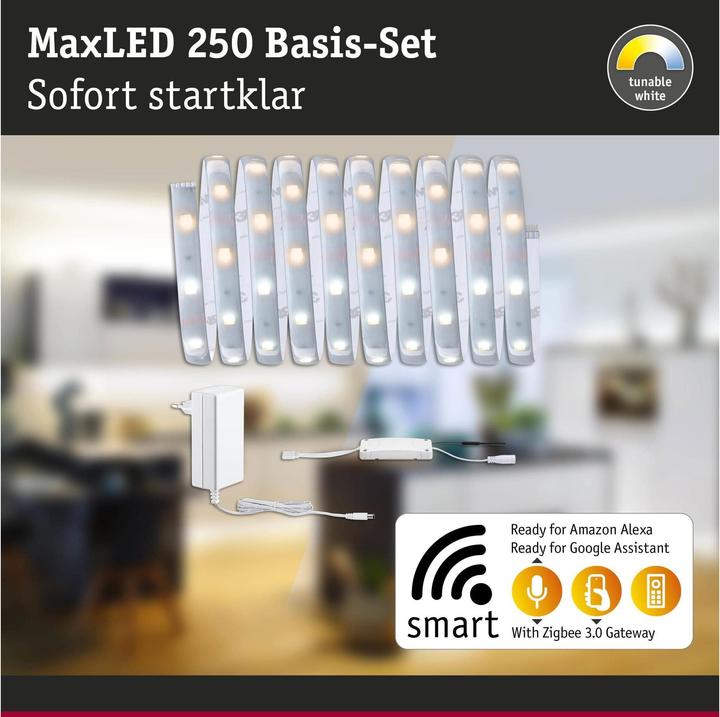 Produktbild Paulmann MaxLED 250 Stripe Set (Weiss, 300 cm, Indoor)