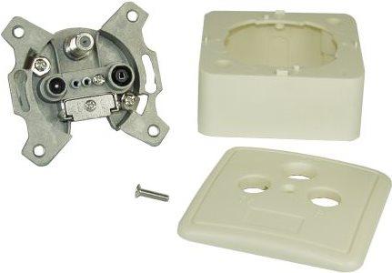 Actual product image InLine 69983 SAT + TV + Radio Phone/Antenna/Socket (Plug socket)