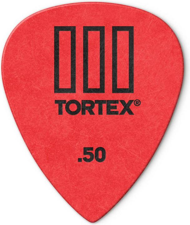 Actual product image Dunlop Tortex TIII Red - 0.50 (72 x, 0.50 mm)