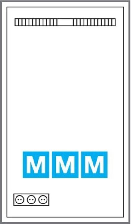 Image du produit Hager HAG ZB22NW KS,MM,univ.Z,950x550x205