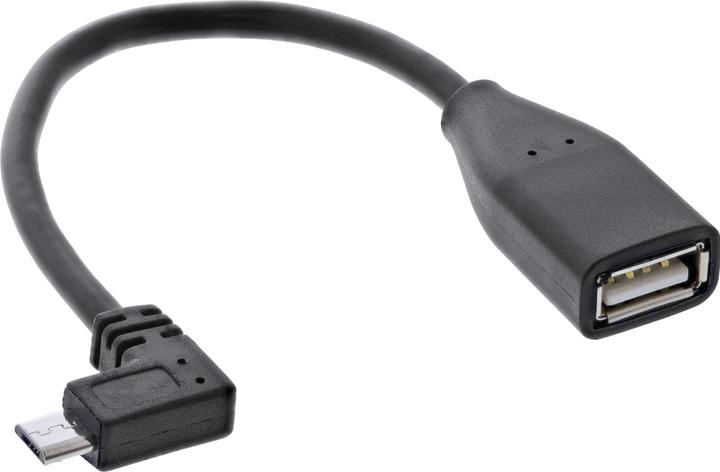 Actual product image InLine Micro-USB OTG adapter cable (0.15 m, USB 2.0)