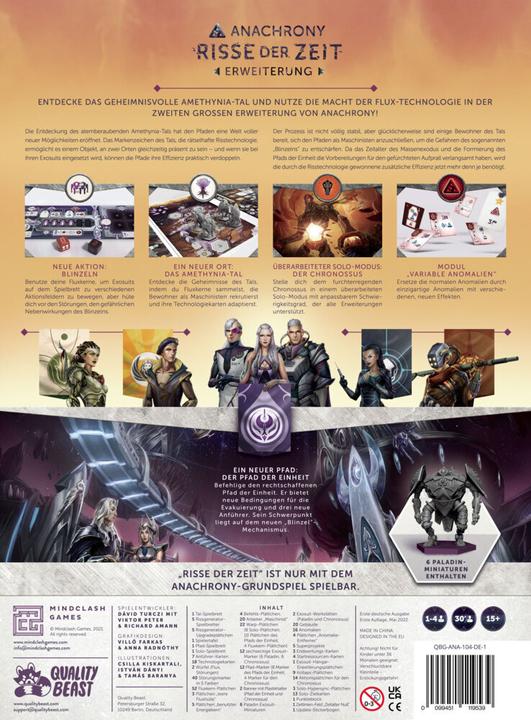 Produktbild Skellig Games Anachrony – Risse der Zeit (Erweiterung) (Deutsch)