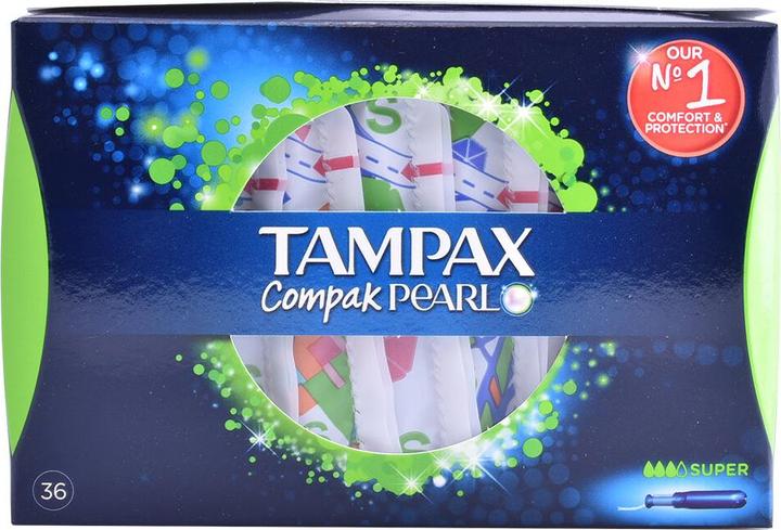 Actual product image Tampax Perle Compak Tampon Super 36 Uds (36 x)