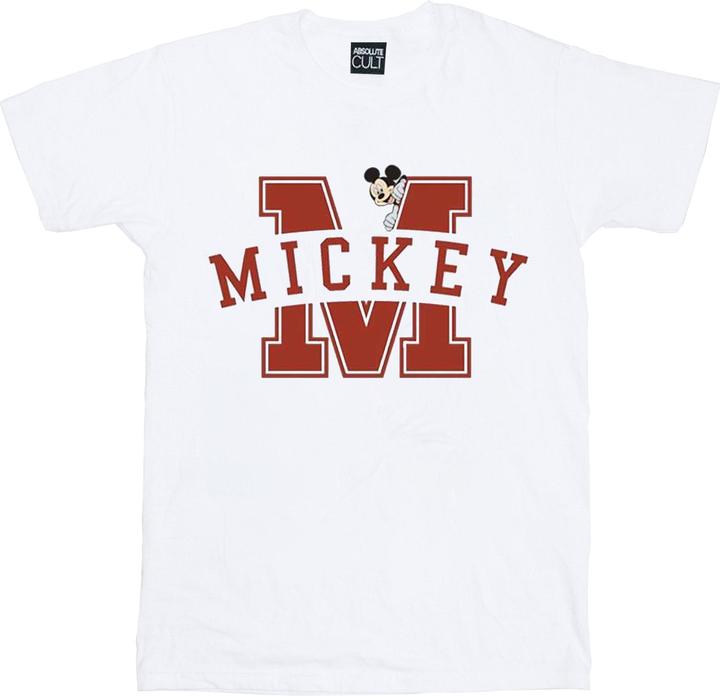 Immagine prodotto Disney Mickey Mouse Letter Peak Maglietta Ampia Donna (XL)