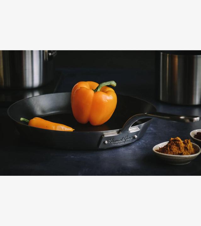 Actual product image Samuel Groves Frying pan silver (26 cm, Frying pan, Aluminium, Stainless steel)