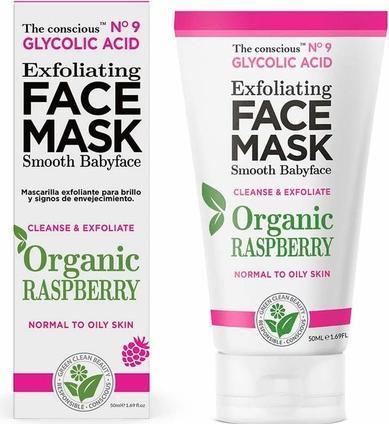 Image du produit Biovène Masque Exfoliant à l'Acide Glycolique Bio Framboise 50ml (50 ml)