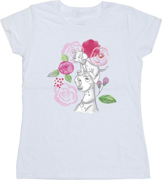 Disney 101 Dalmatians Flowers TShirt (M)