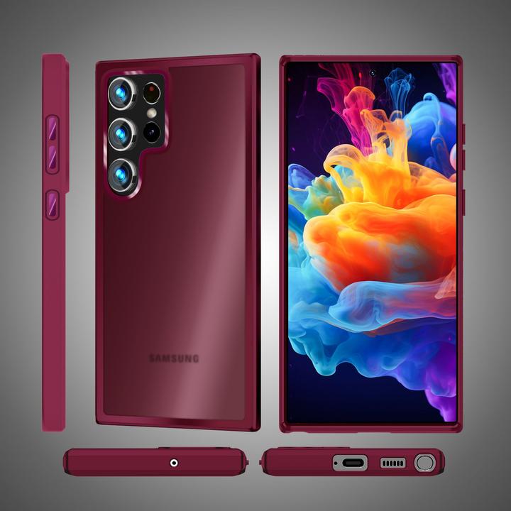 Image du produit Nalia Étui hybride semi-transparent avec cadre de protection (Samsung Galaxy S24 Ultra)