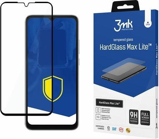 Image du produit 3MK HardGlass Lite Redmi verre trempé 10A noir (1 pièce(s), Xiaomi Redmi 10A)