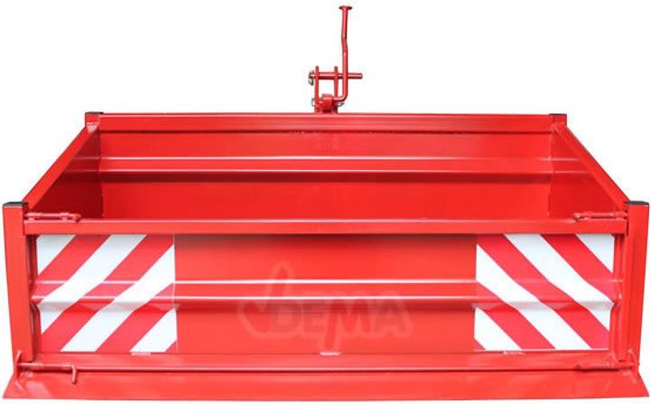 Actual product image Dema Heckcontainer Typ 1500 S / K1- rot (550 l)
