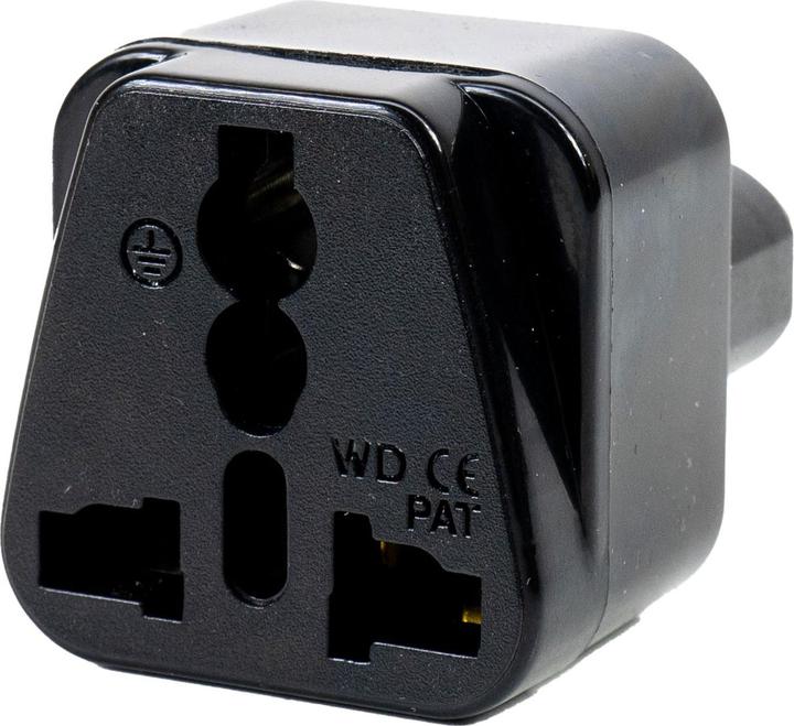 PNI UK-Europa-Steckdosenadapter, 220 V, schwarz