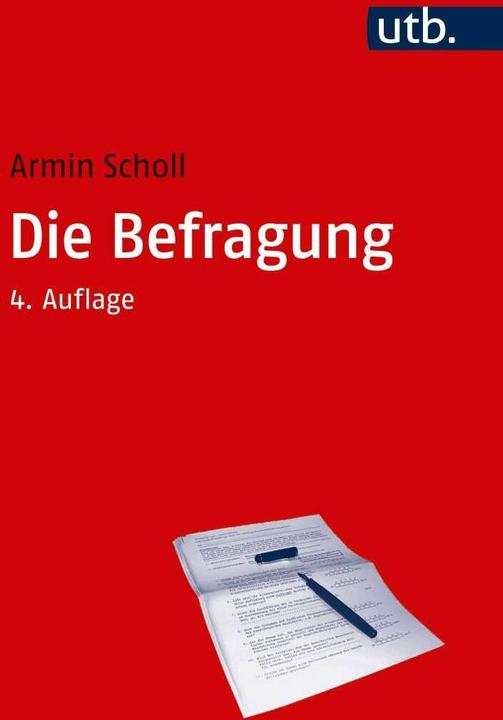 Actual product image Die Befragung (German, Armin Scholl, 2018)