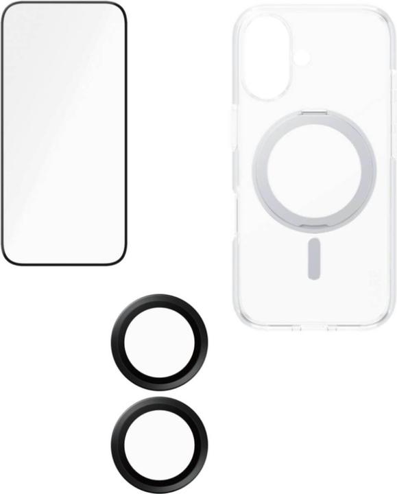 Productafbeelding PanzerGlass CARE Feature 3-in-1 Keramische Bundel iPhone '24 6.1" (1 Stuk, Apple iPhone 16)