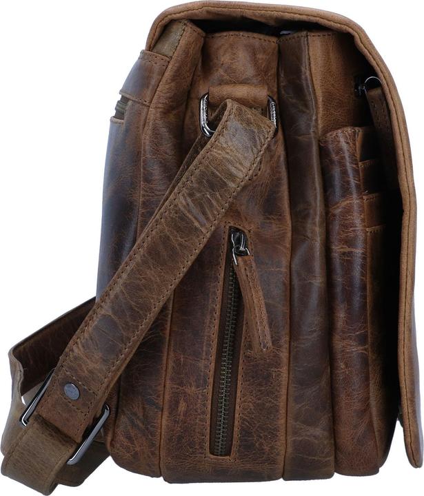 Image du produit Greenland Nature Sac à bandoulière Montana en cuir 34 cm