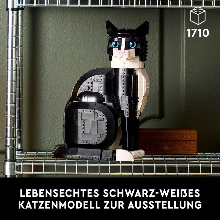 Produktbild LEGO Schwarz-weisse Katze (21349, LEGO Seltene Sets, LEGO Ideas)