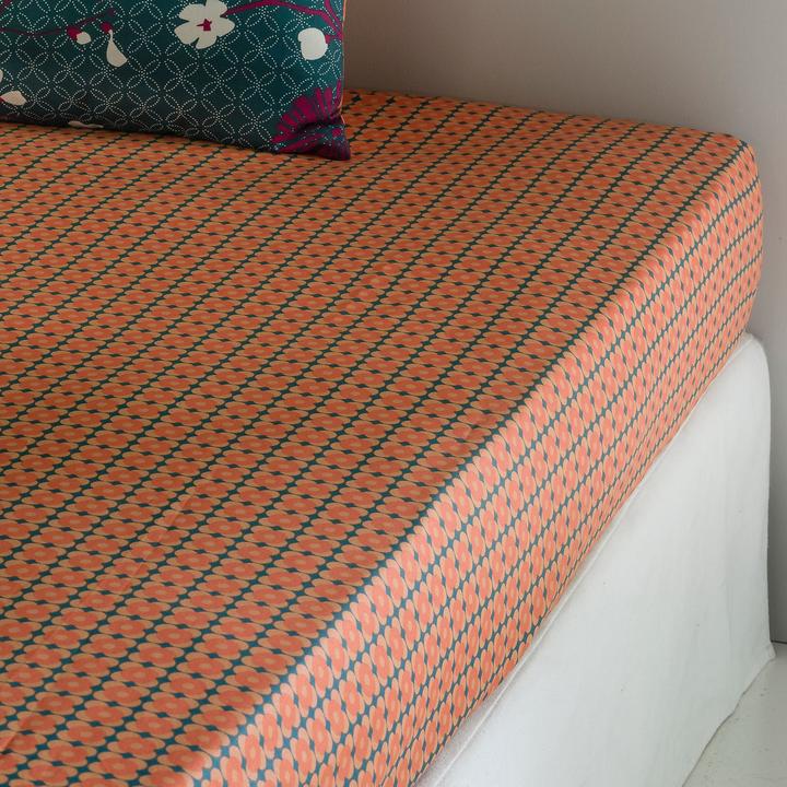 La Redoute Interieurs Miss China Bleu Canard (180 x 200 cm)