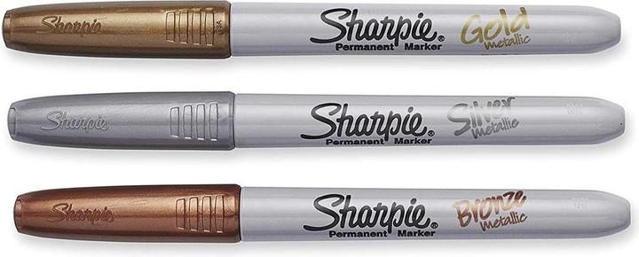 Immagine prodotto Sharpie Feiner Permanentmarker (Argento, 1.40 mm, 3 x)