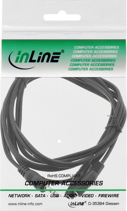 Actual product image InLine Jacks Y-cable (5 m, 3.5mm jack (AUX))