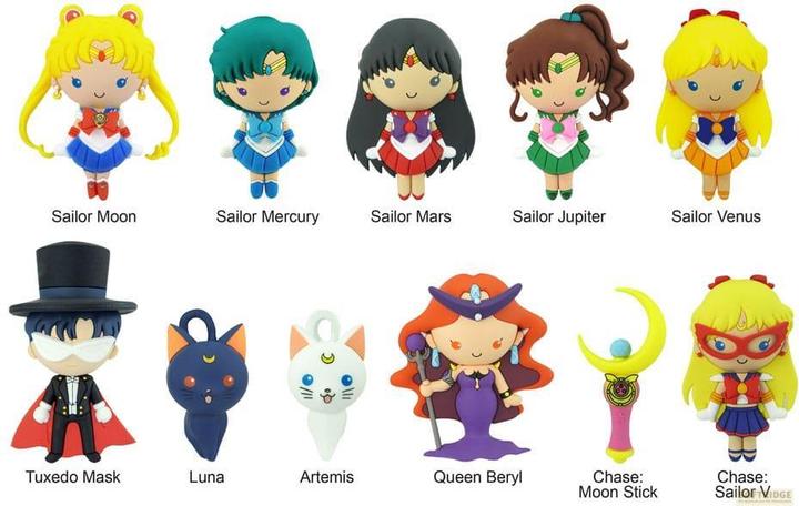 Produktbild Monogram Int. Sailor Moon PVC-Taschenanhänger Series 1 Display (24)