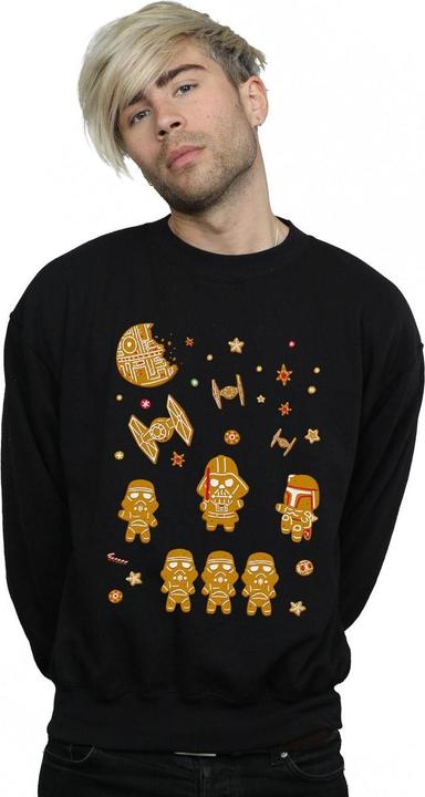 Actual product image Star Wars Mens Gingerbread Empire Sweatshirt (3XL)