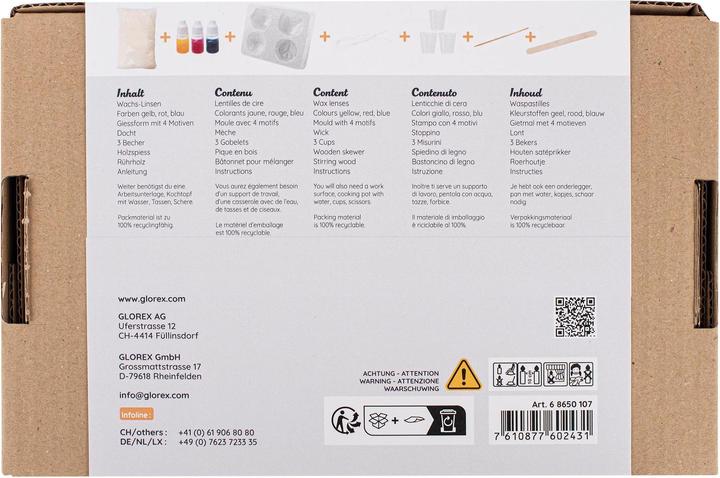 Actual product image Glorex Creative set "Candle moulding"