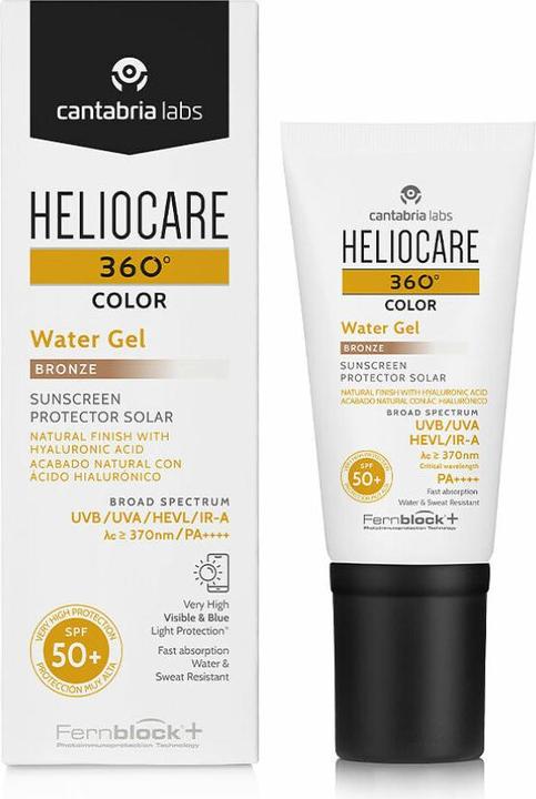 Produktbild Heliocare Wasser Gel 360ao Farbe Bronze Spf50 50ml (Sonnengel, SPF 50+, 50 ml)