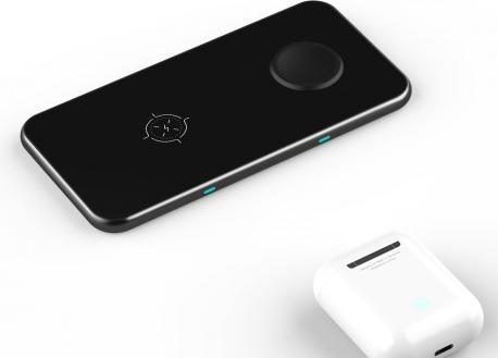 Image du produit Swissten Wireless CHARGER 2in1 Noir