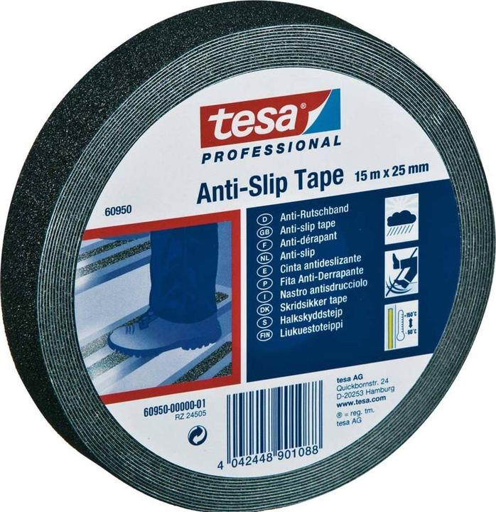 Immagine prodotto tesa Anti-Rutsch Klebenband,15 x 25mm,schwarz (25 mm)