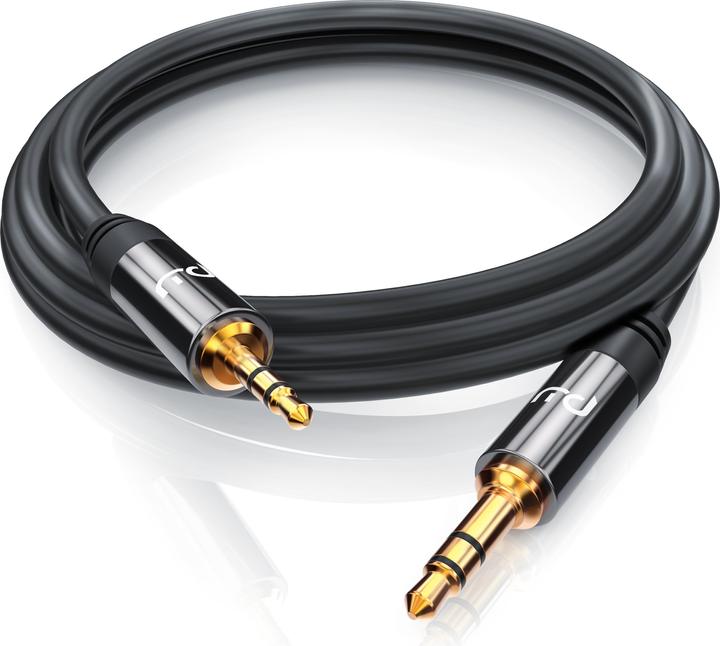 Produktbild Primewire 2,5mm Klinke zu 3,5mm Klinke Audio Kabel, AUX, HiFi Audio Adapter Klinkenkabel / Verbindungskabel (1.50 m, 3.5mm Klinke (AUX))