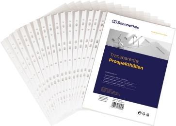 Soennecken Brochure sleeve 1603 DIN A4 PP transparent 100 pcs./pack. (A4, 100 x)
