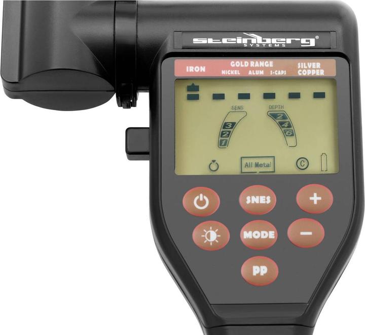 Produktbild Steinberg Metalldetektor Suchspule Ø 25 cm wasserdicht Metallsuchgerät Teleskoparm