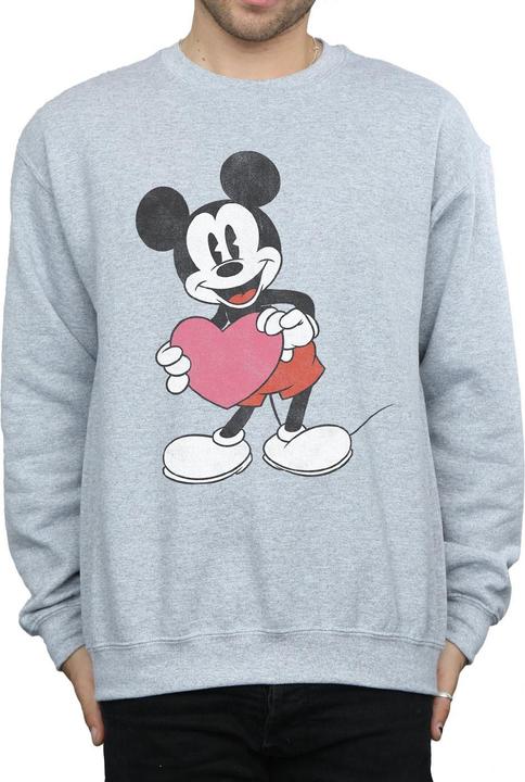 Immagine prodotto Disney Mickey Mouse Valentine Heart Felpa Uomo (L)