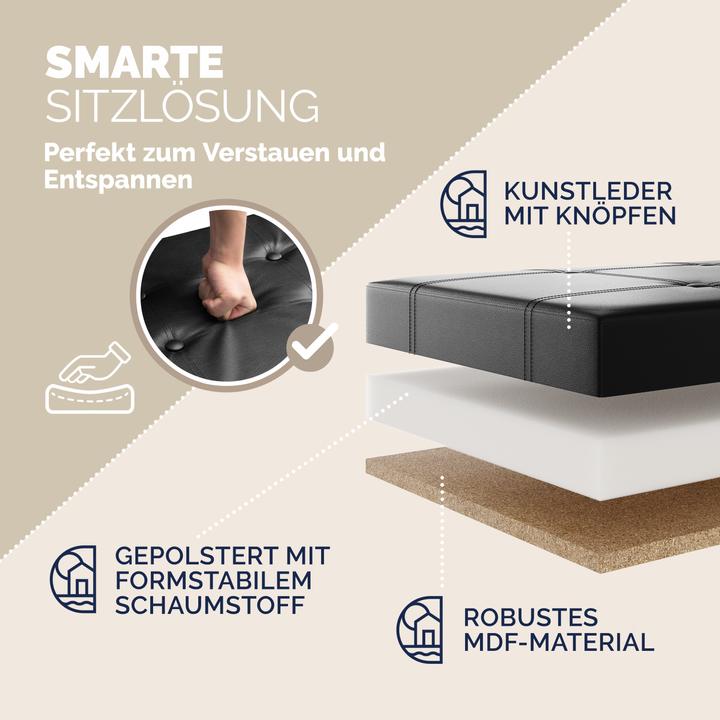 Image du produit Casaria Banquette (115 cm)