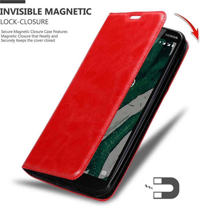 Immagine prodotto Cadorabo Copertina magnetica invisibile del libro (Nokia 1 Plus)