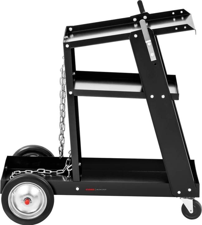 Produktbild Stamos Schweisswagen Werkstattwagen 3 Etagen Schweissgerätewagen Schweissmobil 80 kg
