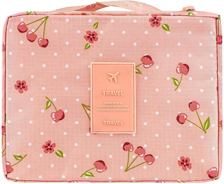 Produktbild JTI Reise-Kulturbeutel - Rosa mit Kirschen