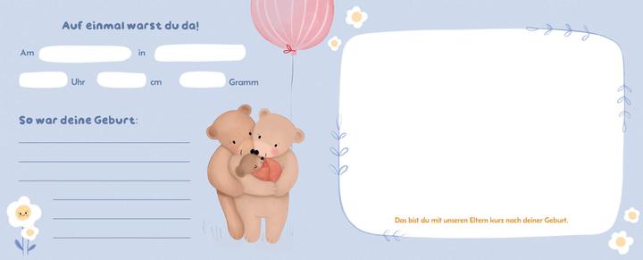 Actual product image Memory album for siblings: I'm going to be a big sister!