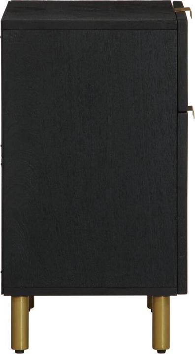 Produktbild VidaXL Nachttisch Nachtschrank Nachtkommode Nachtkonsole Schwarz Holzwerkstoff (50 x 33 x 60 cm)
