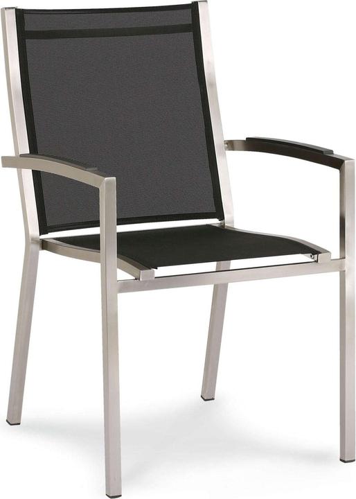 Actual product image Best Stacking Chair Marbella Stainless Steel/Black