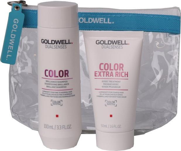 Produktbild Goldwell Travel Bag Color Shampoo, Treatment (150 ml, Flüssiges Shampoo)