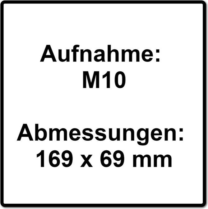 Image du produit Bosch Professional Zubehör Poignée EXPERT pour Vibration Control M10 Meuleuse d'angle, 169 x 69 mm