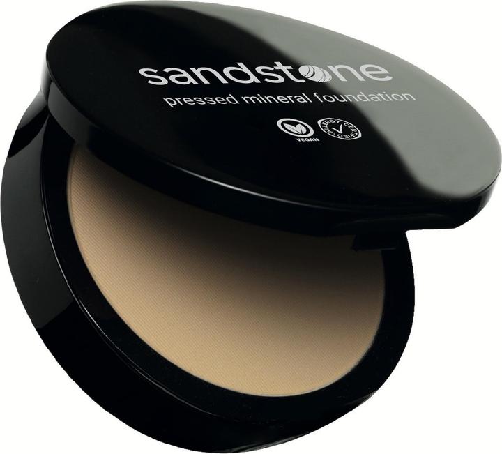 Actual product image Sandstone Pressed Mineral Foundation N7 Caramel