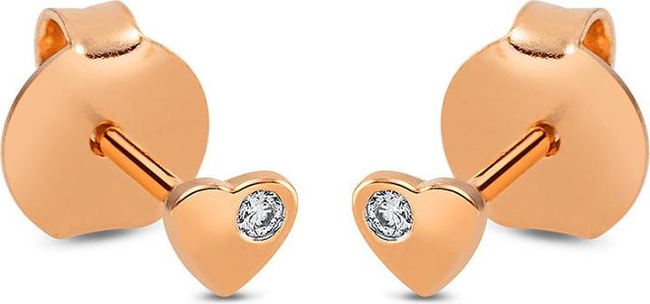 Actual product image Goldberg Diamant Ear jewellery 18 ct RG "Heart (18ct)