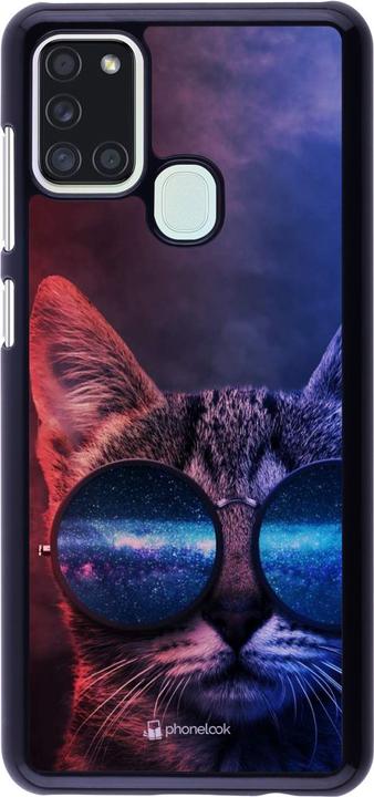 Image du produit PhoneLook Coque Red Blue Cat Glasses (Samsung Galaxy A21s)