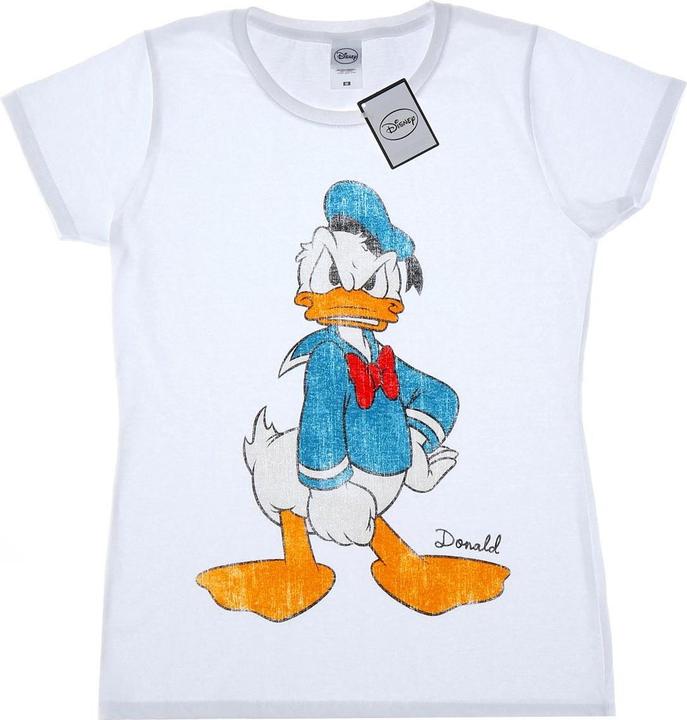 Actual product image Disney Womens/Ladies Donald Duck Angry Cotton T-Shirt (L)