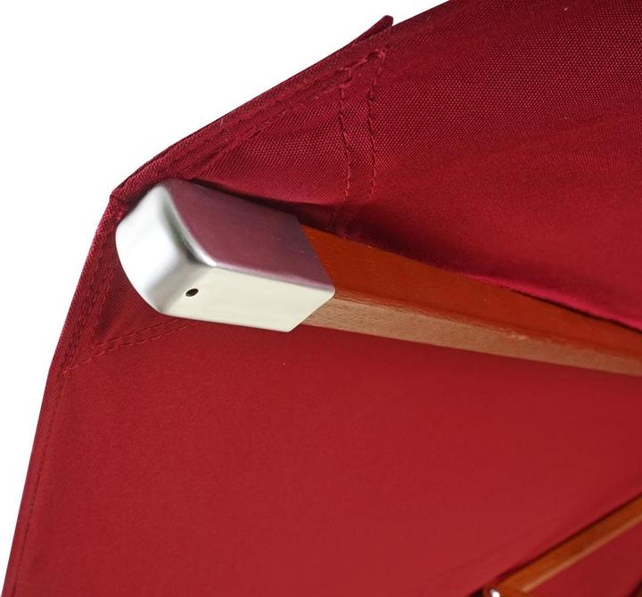 Immagine prodotto Mendler Copertura per ombrellone in legno per gastronomia, copertura di ricambio per ombrellone, rotonda (4 m)