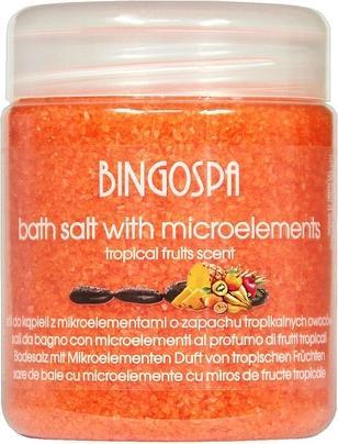 BingoSpa Badesalz mit Mikroelementen Tropical Fruit Fragrance 550g (Badesalz)