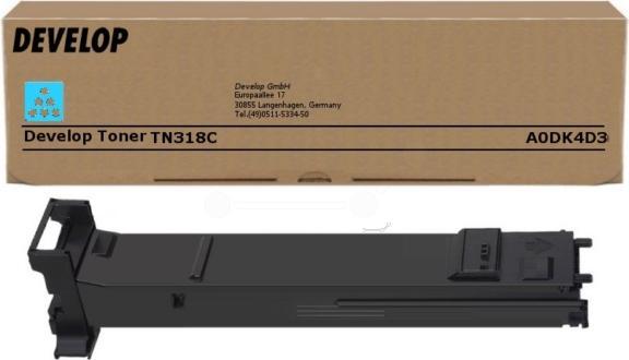 Develop A0DK4D3TN-318 C Toner cyan 8.000 Seiten Cyan Ineo + 20 20 P Plus 20 20 P (C)